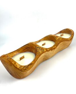 Naturalna świeca zapachowa w drewnie DKRS35